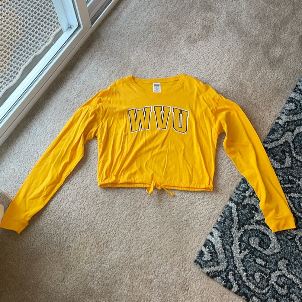 Women’s PINK West Virginia University Long Sleeve Top